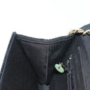CHANEL Chain Mademoiselle Shoulder Bag Velor Black Gold CC Auth BA5562-23