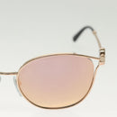 BVLGARI Sunglasses metal Gold Auth BA5564-5