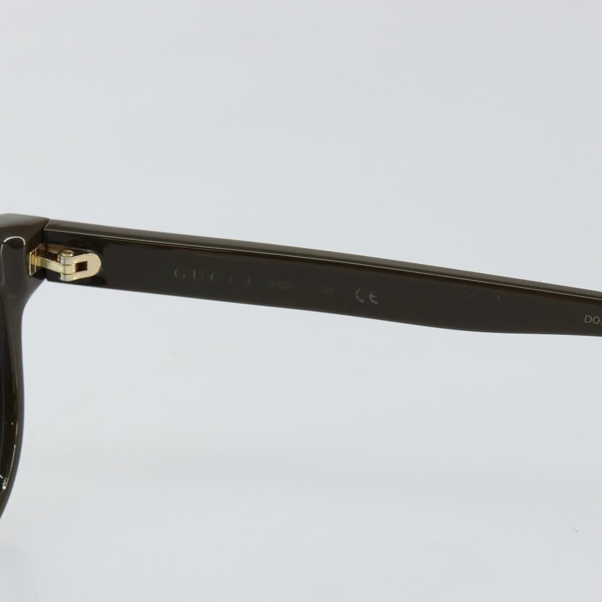 GUCCI Sherry Line Sunglasses Plastic Khaki Auth BA5568 GUCCI Web Sherry Line Date Glasses plastic Black Red Green  main image 4