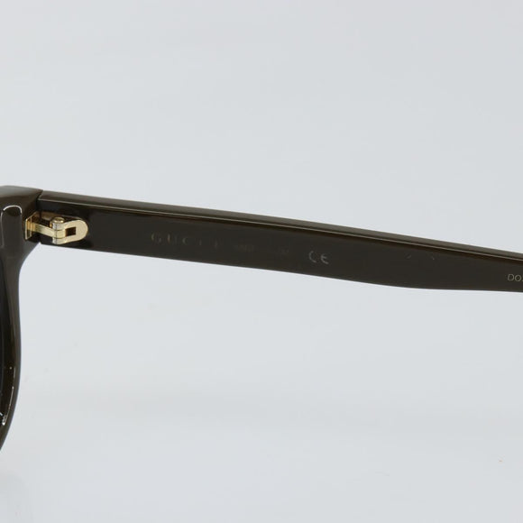 GUCCI Sherry Line Sunglasses Plastic Khaki Auth BA5568
