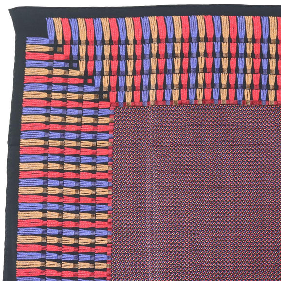 CHANEL Scarf Silk Purple CC Auth BA5570