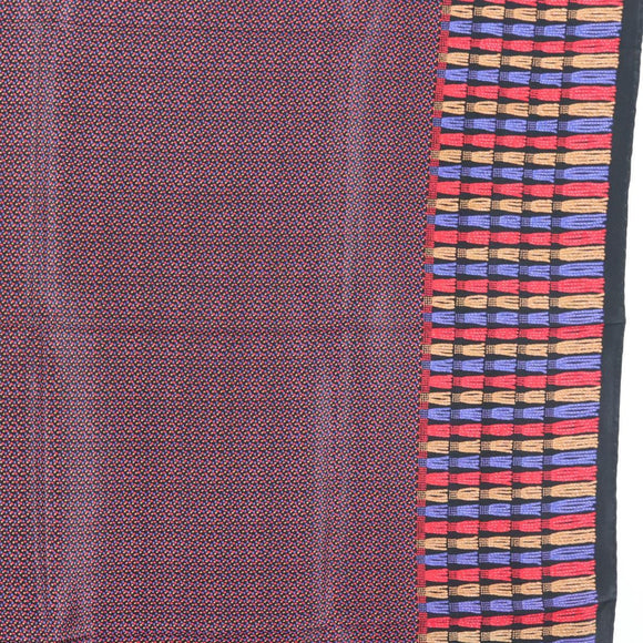 CHANEL Scarf Silk Purple CC Auth BA5570