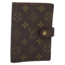LOUIS VUITTON Monogram Agenda PM Day Planner Cover R20005 LV Auth BA5574-1
