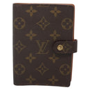 LOUIS VUITTON Monogram Agenda PM Day Planner Cover R20005 LV Auth BA5574-13