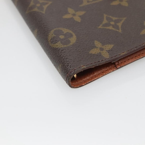 LOUIS VUITTON Monogram Agenda PM Day Planner Cover R20005 LV Auth BA5574