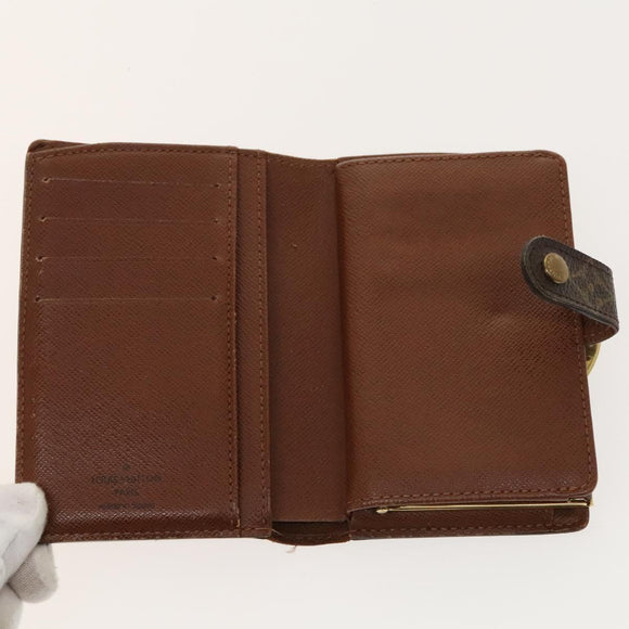 LOUIS VUITTON Monogram Portefeuille Viennois Bifold Wallet 2Set LV Auth BA5575