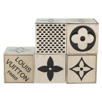LOUIS VUITTON Monogram Gamecube Paper weight metal Silver M99454 LV Auth BA5576 - 0