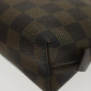LOUIS VUITTON Damier Ebene Pochette Cosmetic PM Pouch N47516 LV Auth BA5580-16