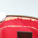 LOUIS VUITTON Damier Ebene Pochette Cosmetic PM Pouch N47516 LV Auth BA5580-9
