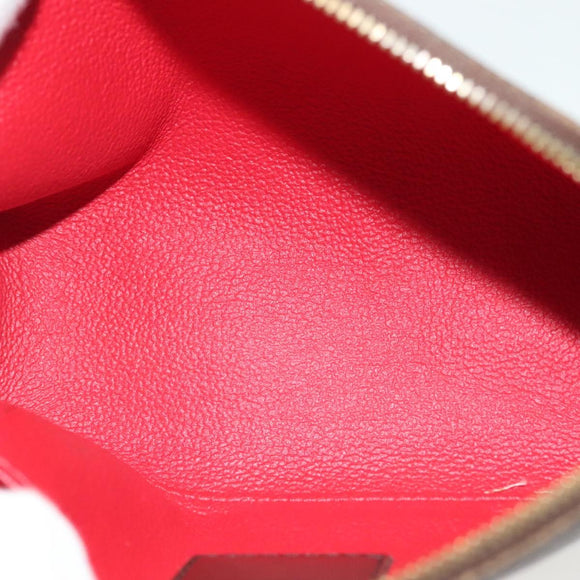 LOUIS VUITTON Damier Ebene Pochette Cosmetic PM Pouch N47516 LV Auth BA5580