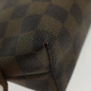 LOUIS VUITTON Damier Ebene Pochette Cosmetic PM Pouch N47516 LV Auth BA5580-7