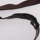 Chloe Shoulder Bag Leather Brown Gold Auth BA5583-15