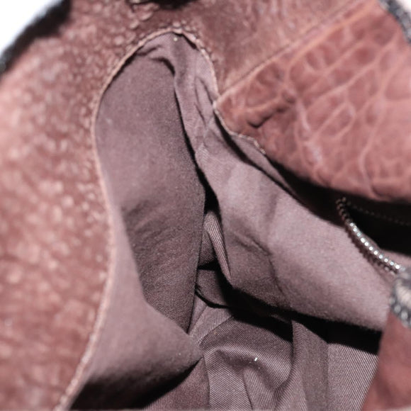 Chloe Shoulder Bag Leather Brown Gold Auth BA5583