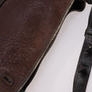 Chloe Shoulder Bag Leather Brown Gold Auth BA5583-6