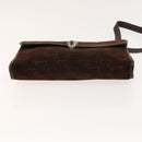 GIVENCHY BALLY Shoulder Bag Suede Leather 2Set Brown Navy Auth BA5585-15