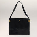 GIVENCHY BALLY Shoulder Bag Suede Leather 2Set Brown Navy Auth BA5585-2