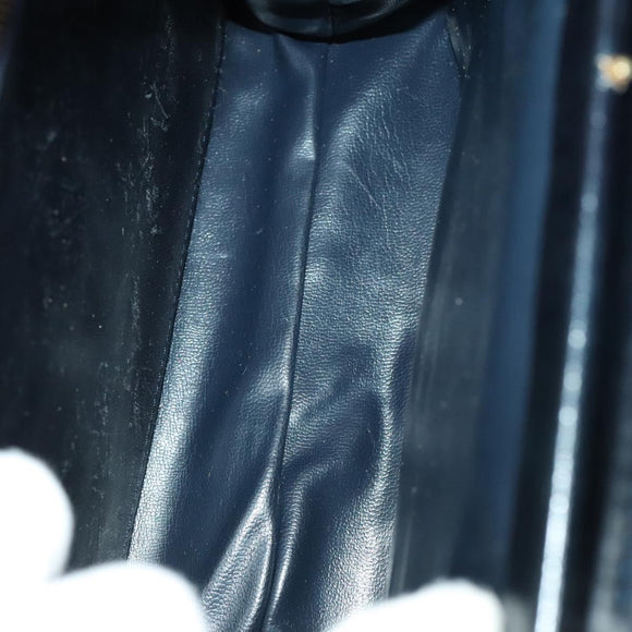 GIVENCHY BALLY Shoulder Bag Suede Leather 2Set Brown Navy Auth BA5585