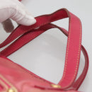 PRADA Tote Bag Nylon 2way Pink Gold Auth BA5588-14