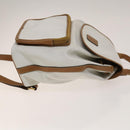 BALLY Ferragamo Shoulder Bag PVC Leather 2Set White Black Auth BA5590-4