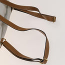 BALLY Ferragamo Shoulder Bag PVC Leather 2Set White Black Auth BA5590-6