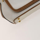 BALLY Ferragamo Shoulder Bag PVC Leather 2Set White Black Auth BA5590-9