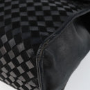 BALLY Hand Bag Leather Black Gold Auth BA5593-9