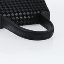 BALLY Hand Bag Leather Black Gold Auth BA5593-7