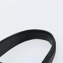 BALLY Hand Bag Leather Black Gold Auth BA5593-8