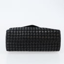 BALLY Hand Bag Leather Black Gold Auth BA5593-5