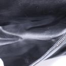 BALLY Shoulder Bag Leather Black Gold Auth BA5594-11