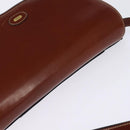 BALLY Shoulder Bag Leather Black Gold Auth BA5594-6