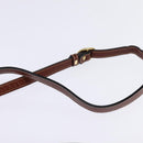 BALLY Shoulder Bag Leather Black Gold Auth BA5594-8