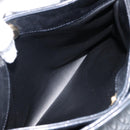 BALLY Hand Bag Leather Black Gold Auth BA5595-21