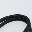 BALLY Hand Bag Leather Black Gold Auth BA5595-8