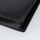 BALLY Hand Bag Leather Black Gold Auth BA5596-12