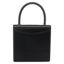 BALLY Hand Bag Leather Black Gold Auth BA5596-3