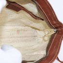 CELINE Paris Macadam Canvas Shoulder Bag Beige Auth BA5599-18