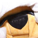 CELINE Shoulder Bag Leather Black Gold Auth BA5600-18