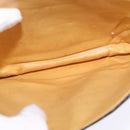 CELINE Shoulder Bag Leather Black Gold Auth BA5600-21