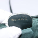 GUCCI Shoulder Bag Leather Green Gold Auth BA5602-19