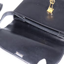Christian Dior Shoulder Bag Leather Black Gold Auth BA5604-15