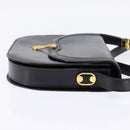 Christian Dior Shoulder Bag Leather Black Gold Auth BA5604-5
