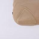 Chloe Shoulder Bag Leather Pink Gold Auth BA5605-12