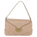 Chloe Shoulder Bag Leather Pink Gold Auth BA5605-2