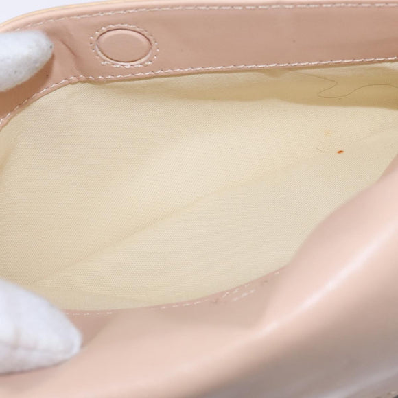 Chloe Shoulder Bag Leather Pink Gold Auth BA5605