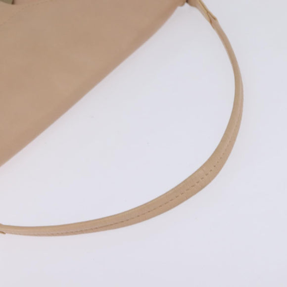 Chloe Shoulder Bag Leather Pink Gold Auth BA5605