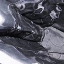 Salvatore Ferragamo Vala Chain Shoulder Bag Canvas Black Silver Auth BA5606-18