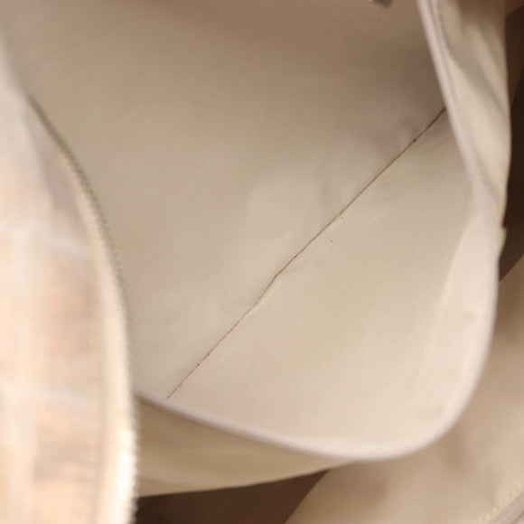 CHANEL New Travel Line Tote Bag Canvas Pink CC Auth BA5609