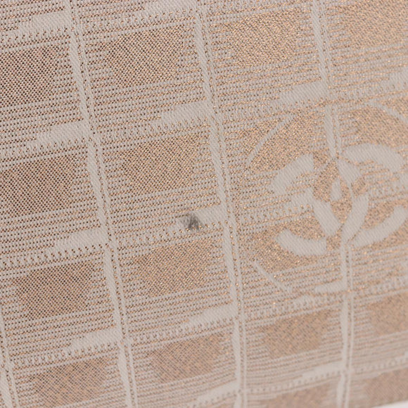 CHANEL New Travel Line Tote Bag Canvas Pink CC Auth BA5609