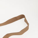 Salvatore Ferragamo Shoulder Bag Canvas Leather Brown Silver Auth BA5611-8